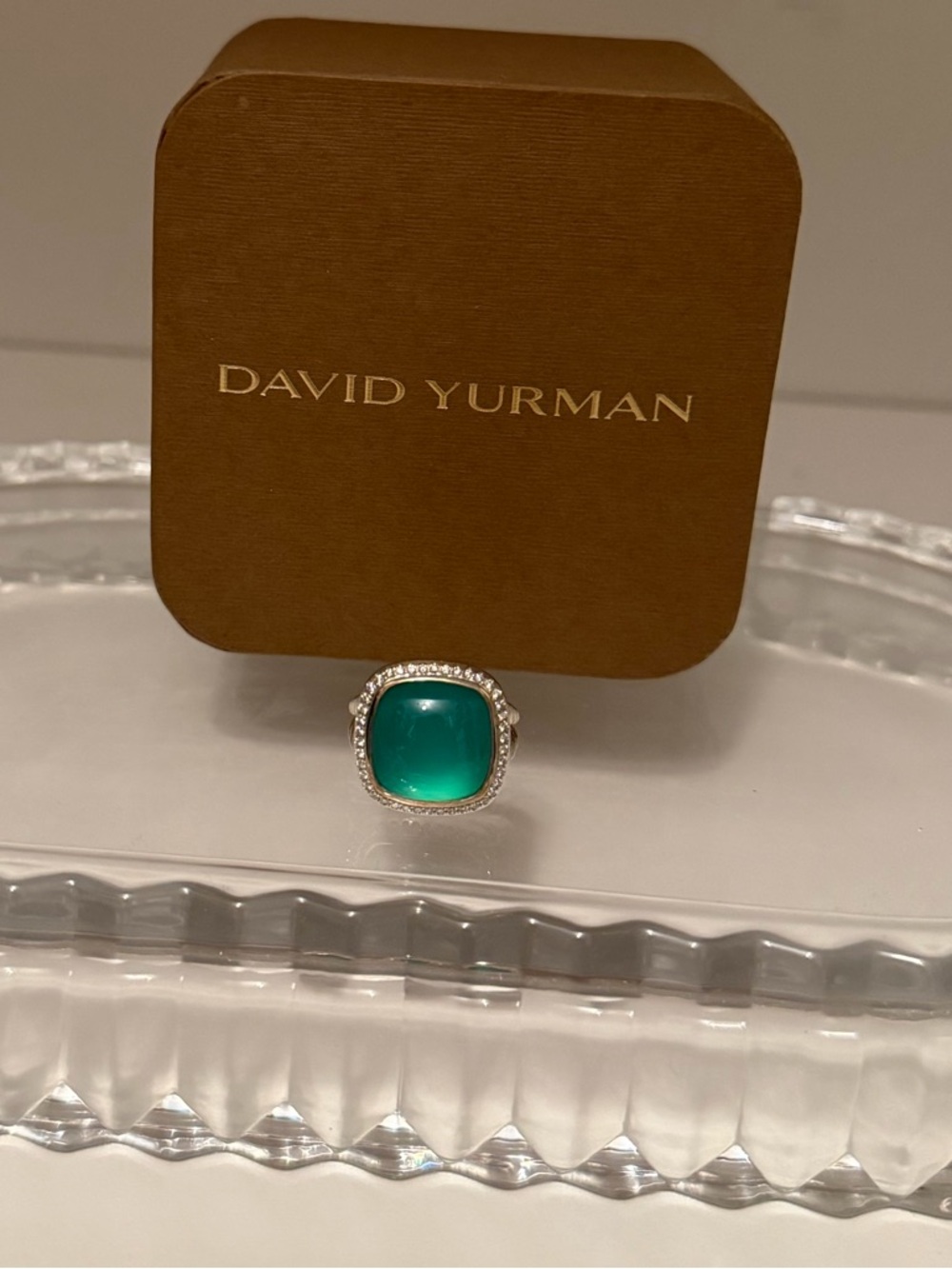 DAVID YURMAN ALBION® RING Lagoon Orchid and Diamonds, 15mm - Picture 6 of 9